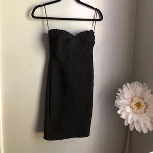 Black Bandage Strapless Dress